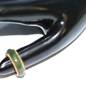 Vintage Green Gold  Ring Band New old stock
